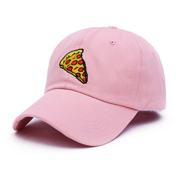 Pizza Lovers Accessories - Pizza Slice Pink Dad Hat